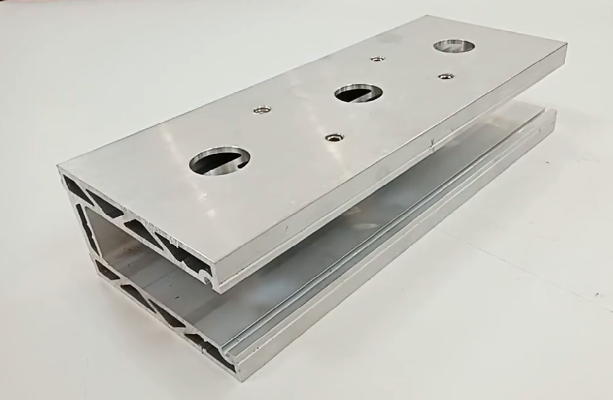 工業鋁型材深加工廠家cnc加工各種規格長料 鋁型材打孔