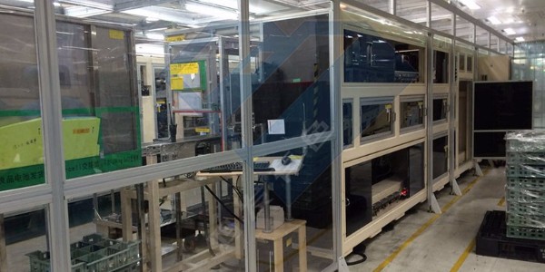 鴻發有色無塵室改造工程案例-鋁型材搭建的無塵棚